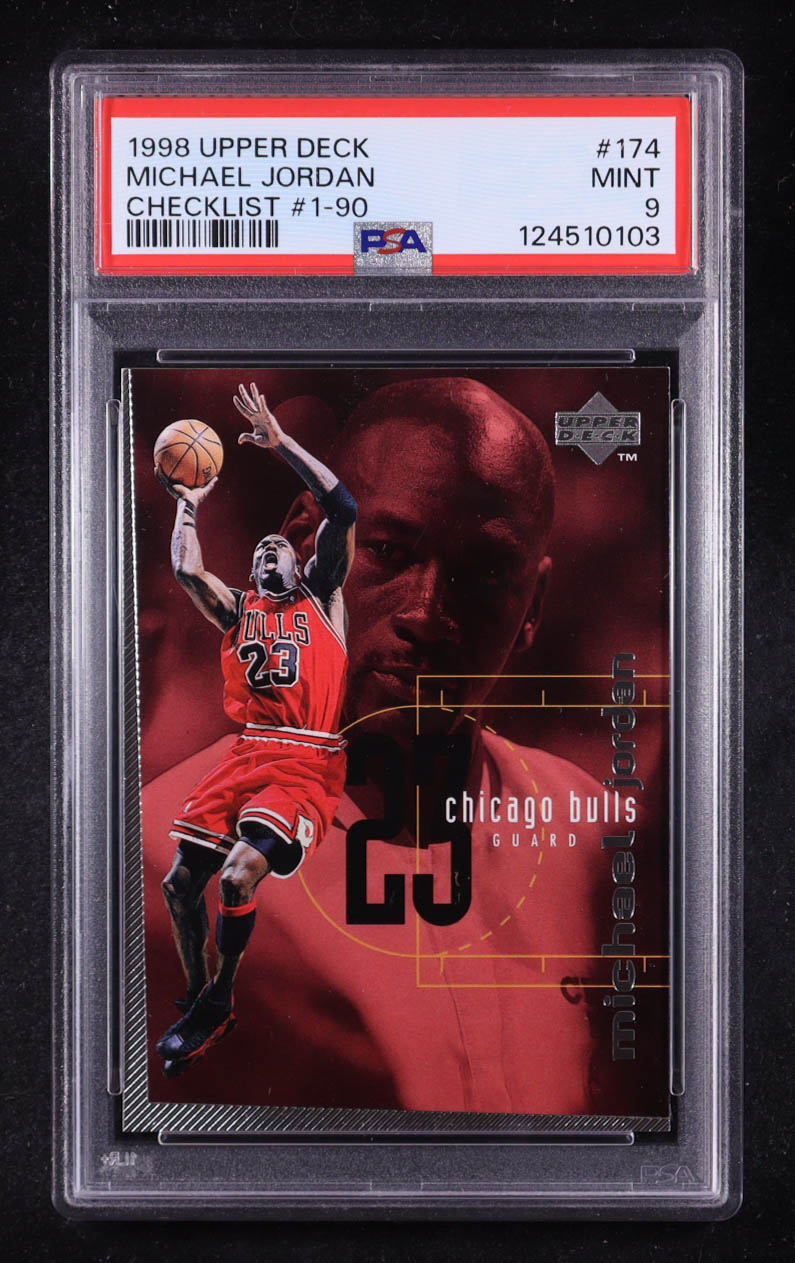 Michael Jordan 1998-99 Upper Deck #174 CL (PSA 9) at PristineAuction.com Michael Jordan 1998-99 Upper Deck #174 CL (PSA 9) at PristineAuction.com