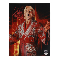 Ric Flair Signed WWE 11x14 Photo Inscribed "16x" (JSA & Flair) at PristineAuction.com