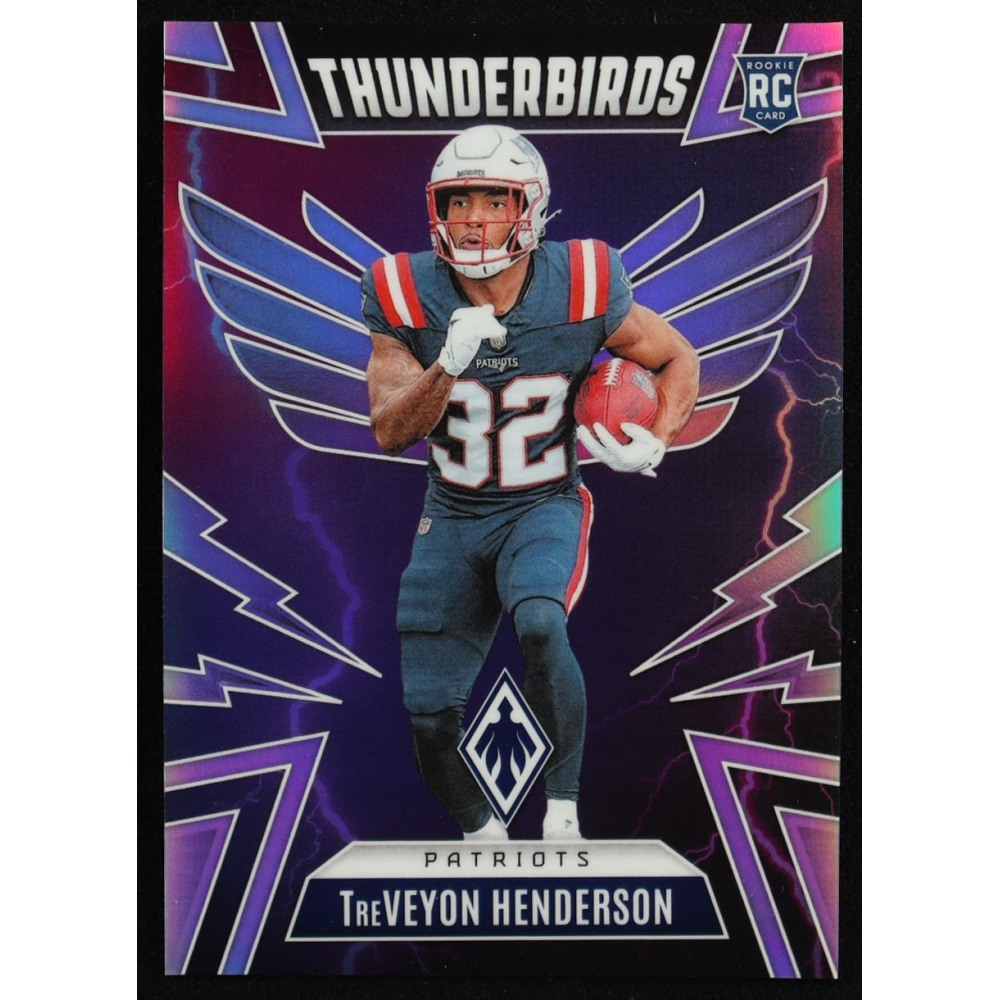 TreVeyon Henderson 2025 Panini Phoenix Thunderbirds #36 RC at PristineAuction.com