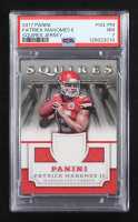 Patrick Mahomes II 2017 Panini Squires Jersey #SQ-PM RC (PSA 10) at PristineAuction.com
