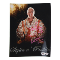 Ric Flair Signed WWE 11x14 Photo Inscribed "16x" & "Wooooo" (PSA & Flair) at PristineAuction.com