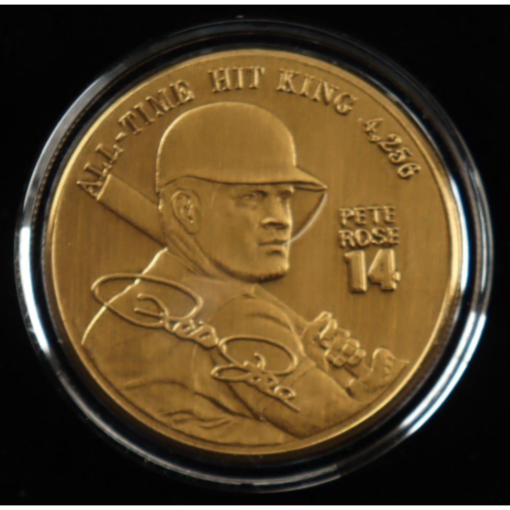 Pete Rose "The Field of Dreams Collection" Commemorative Bronze Coin at PristineAuction.com