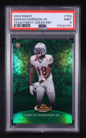 Marvin Harrison Jr. 2024 Finest Team Finest Green Refractors #TF6 #57/75 RC (PSA 9) at PristineAuction.com
