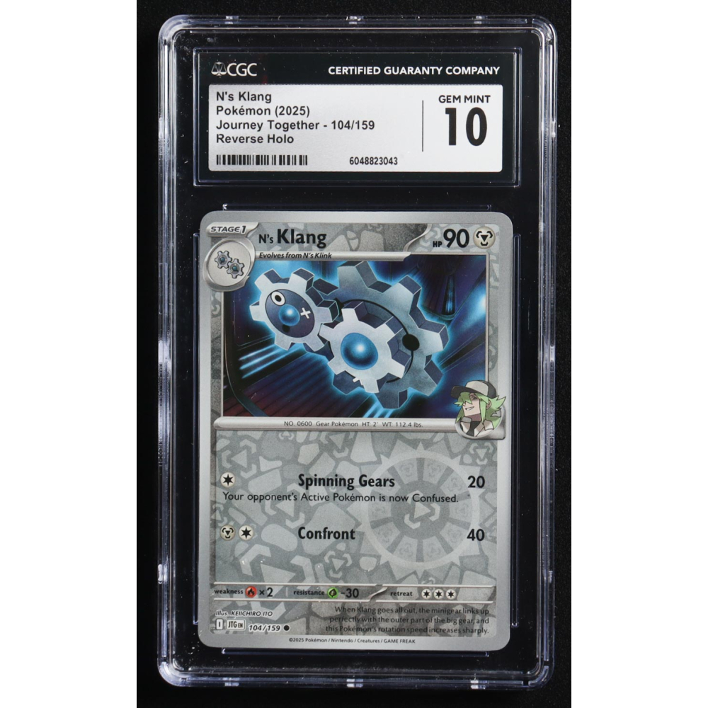 N's Klang 2025 Pokemon Journey Together #104 (CGC 10) at PristineAuction.com
