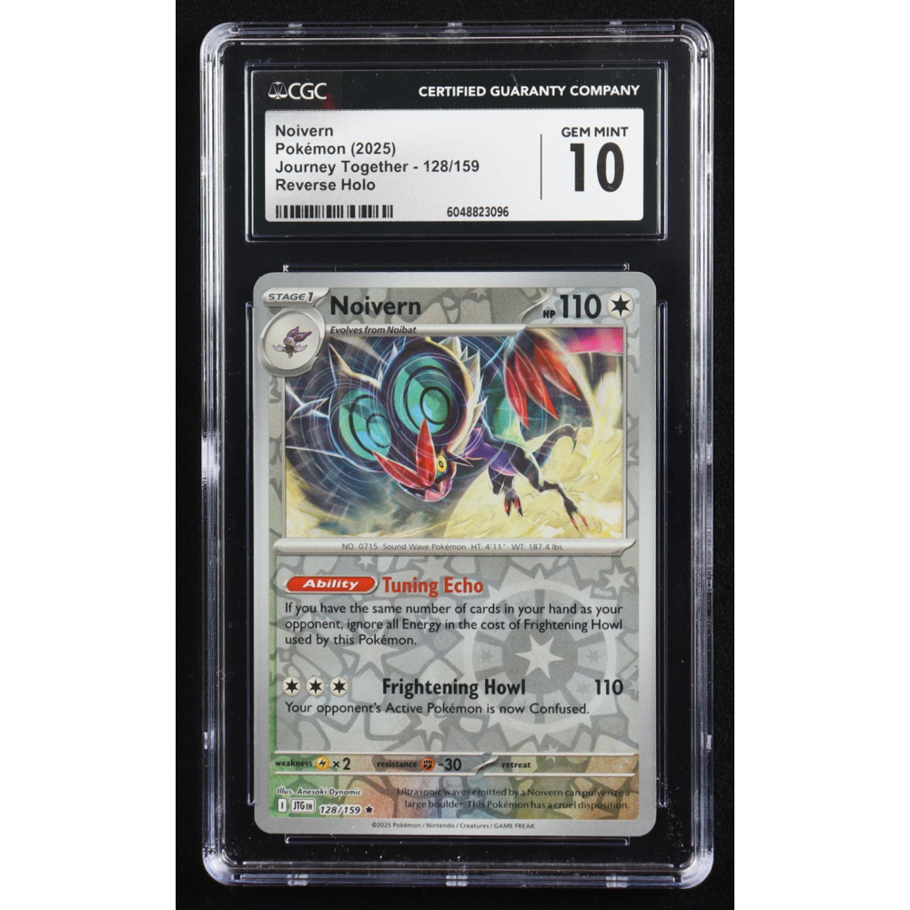 Noivern 2025 Pokemon Journey Together #128 (CGC 10) at PristineAuction.com