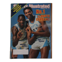 Michael Jordan & Sam Perkins November 28, 1983 Sports Illustrated Magazine at PristineAuction.com