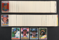1984 Donruss Baseball Complete Set of (660) Cards with Don Mattingly #248 RC, Darryl Strawberry #68 RC, Joe Carter #41 RR RC, Nolan Ryan #60 at PristineAuction.com