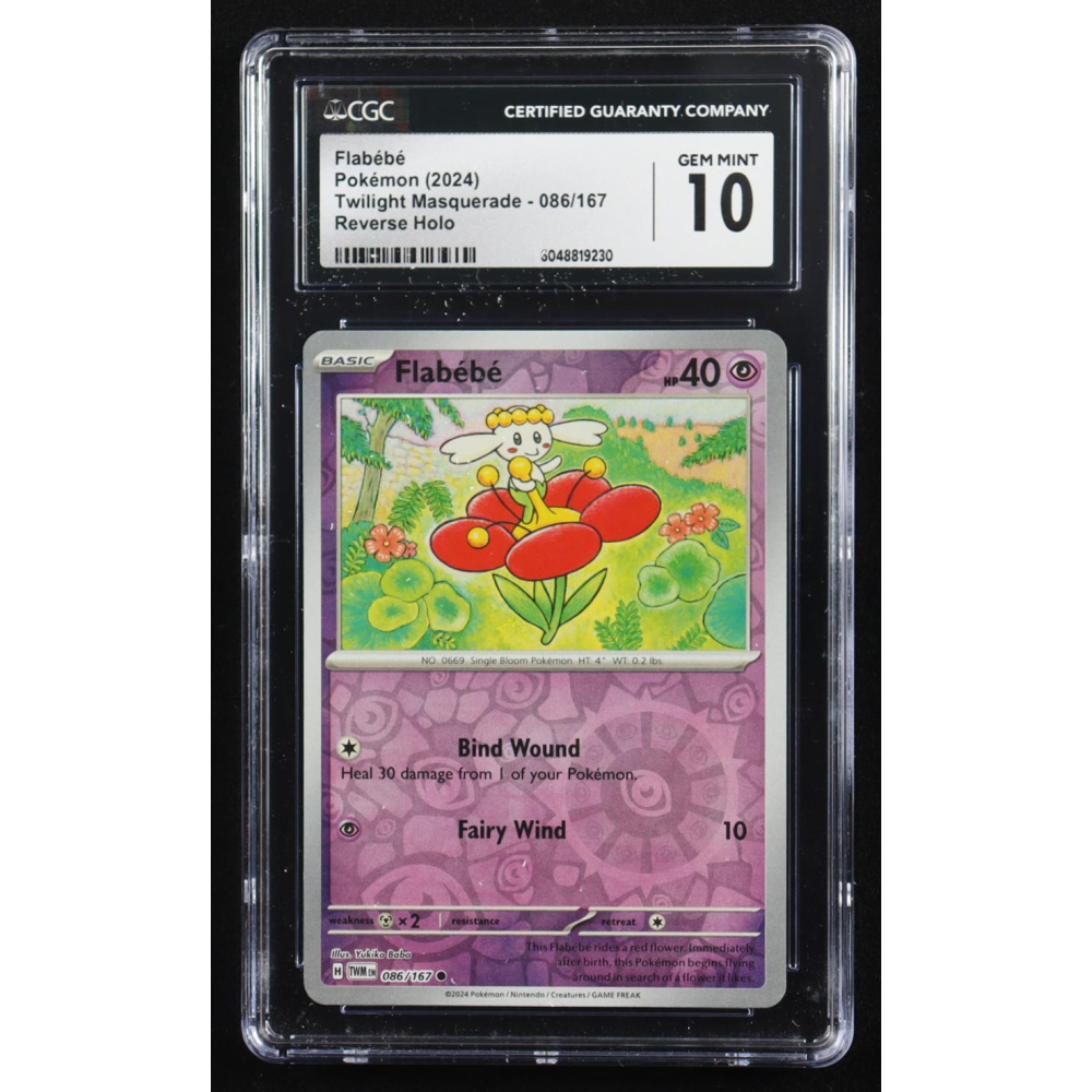 Flabebe 2024 Pokemon Twilight Masquerade #086 (CGC 10) at PristineAuction.com