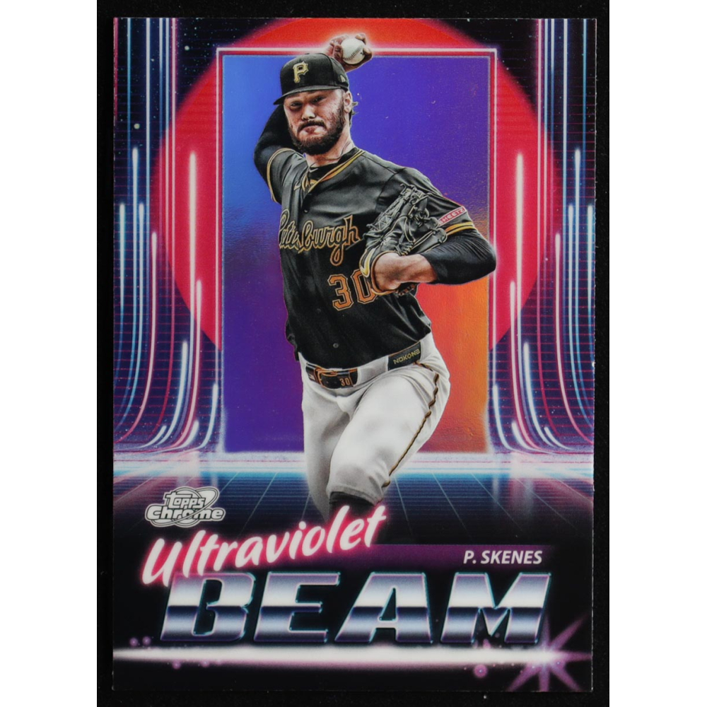 Paul Skenes 2025 Topps Cosmic Chrome Ultraviolet Beam #UB20 at PristineAuction.com