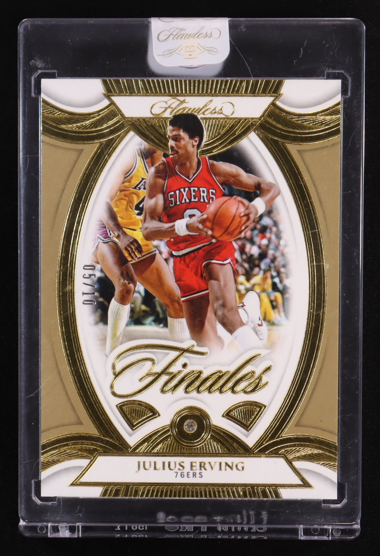 Julius Erving 2024-25 Panini Flawless Gold #100 #05/10 at PristineAuction.com Julius Erving 2024-25 Panini Flawless Gold #100 #05/10 at PristineAuction.com