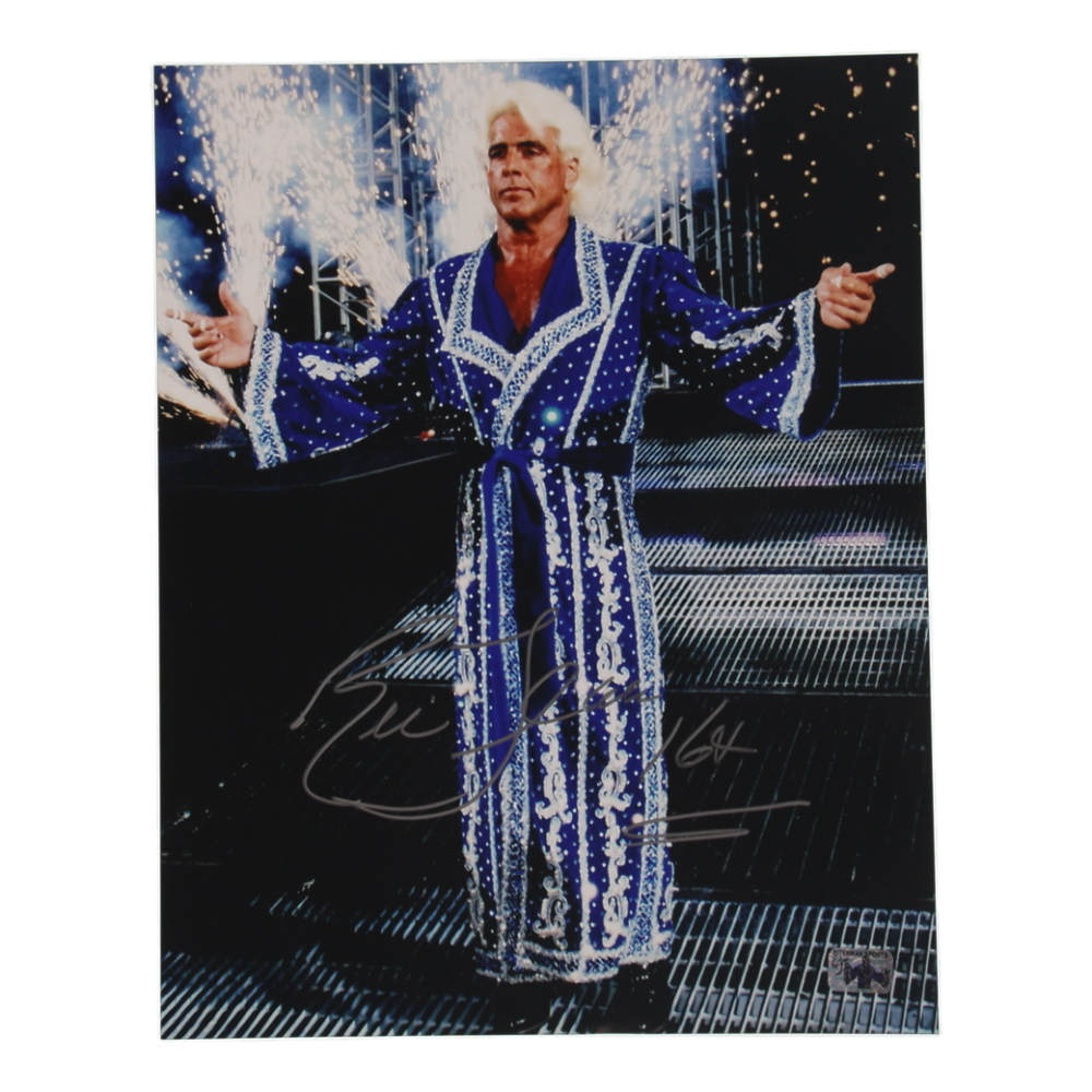 Ric Flair Signed WWE 11x14 Photo Inscribed "16x" (Flair) at PristineAuction.com