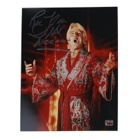 Ric Flair Signed WWE 11x14 Photo Inscribed "16x" & "Wooooo" (Flair) at PristineAuction.com