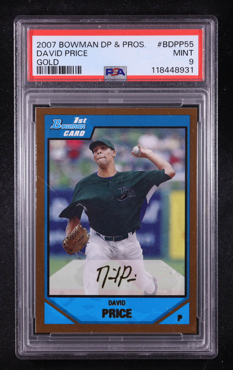 David Price 2007 Bowman Draft Draft Picks Gold #BDPP55 (PSA 9) at PristineAuction.com David Price 2007 Bowman Draft Draft Picks Gold #BDPP55 (PSA 9) at PristineAuction.com