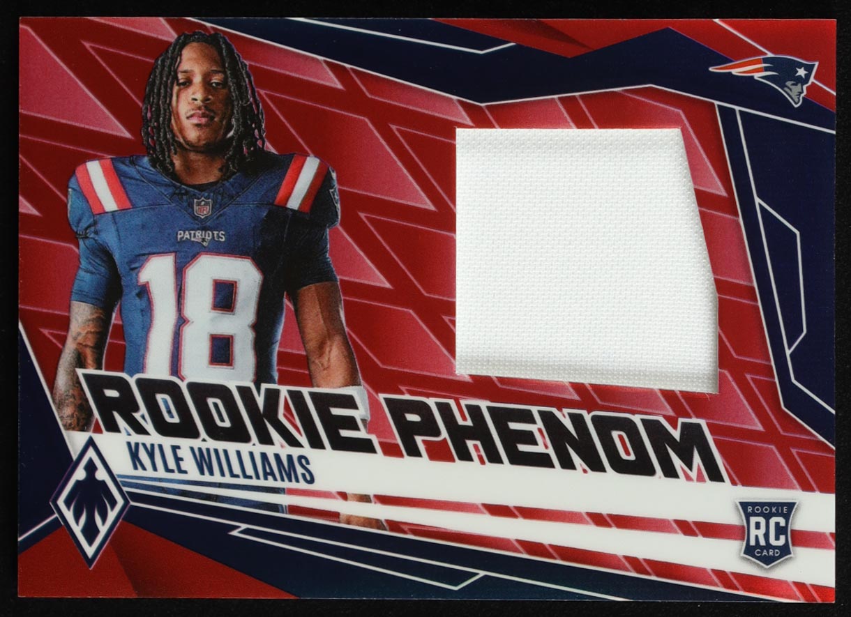 Kyle Williams 2025 Panini Phoenix Rookie Phenom Jerseys Red #16 #232/299 RC at PristineAuction.com Kyle Williams 2025 Panini Phoenix Rookie Phenom Jerseys Red #16 #232/299 RC at PristineAuction.com
