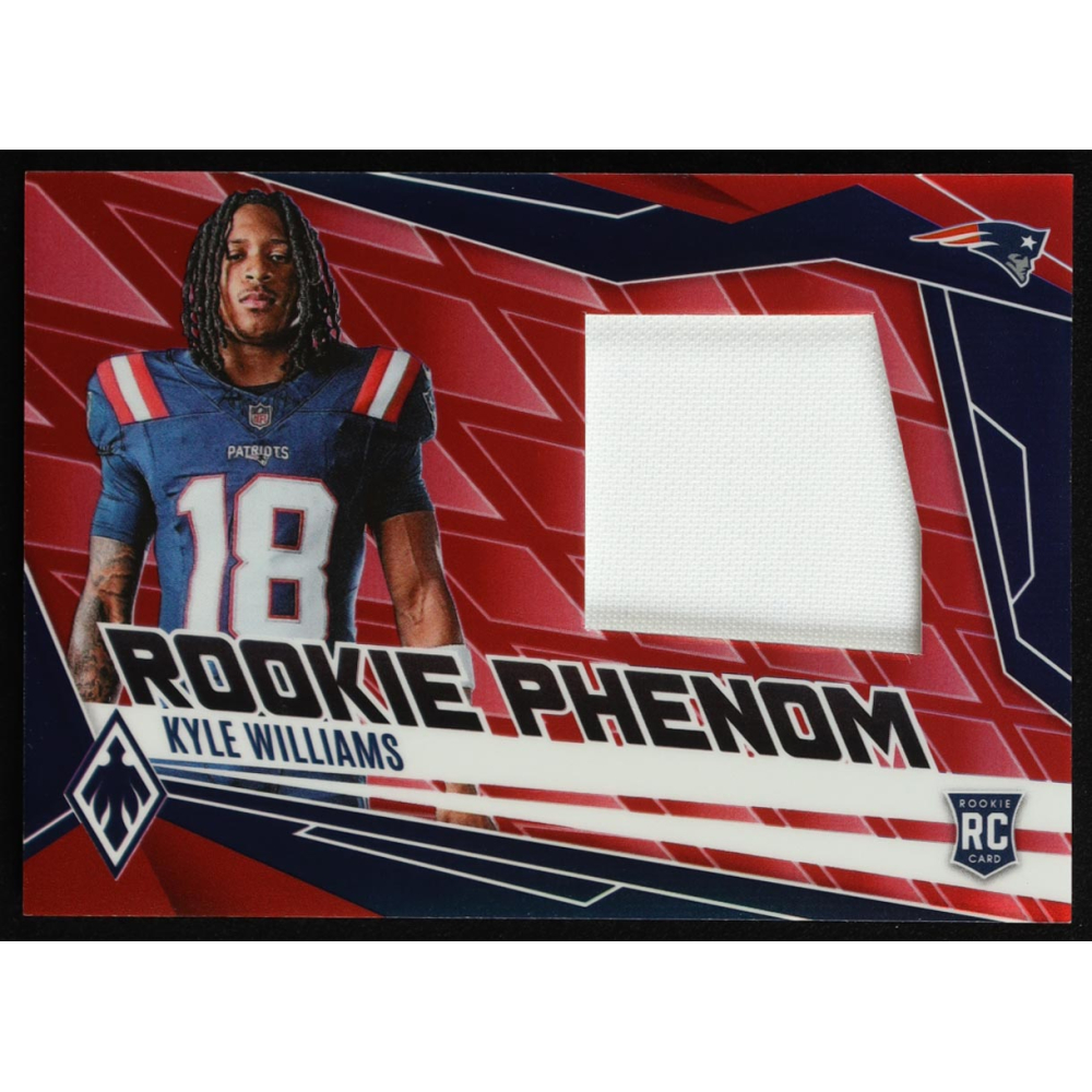 Kyle Williams 2025 Panini Phoenix Rookie Phenom Jerseys Red #16 #232/299 RC at PristineAuction.com