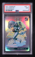 Joe Namath 2021 Donruss Downtown! #4 (PSA 9) at PristineAuction.com