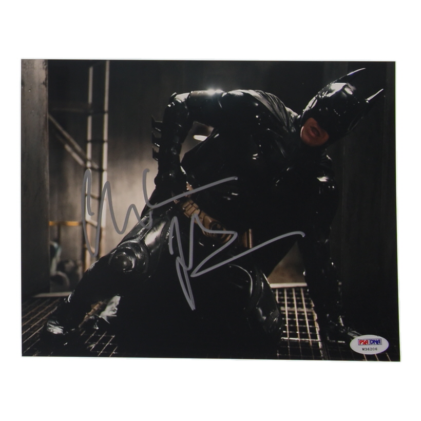 Christian Bale Signed "The Dark Knight Rises" 8x10 Photo (PSA) at PristineAuction.com Christian Bale Signed "The Dark Knight Rises" 8x10 Photo (PSA) at PristineAuction.com