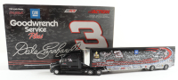 Dale Earnhardt Sr. LE 2001 #3 Tribute / Goodwrench Racing Team Hauler 1:64 Scale Die-Cast Transporter at PristineAuction.com