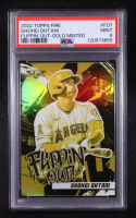 Shohei Ohtani 2022 Topps Fire Flippin' Out Gold Minted #FO7 (PSA 9) at PristineAuction.com