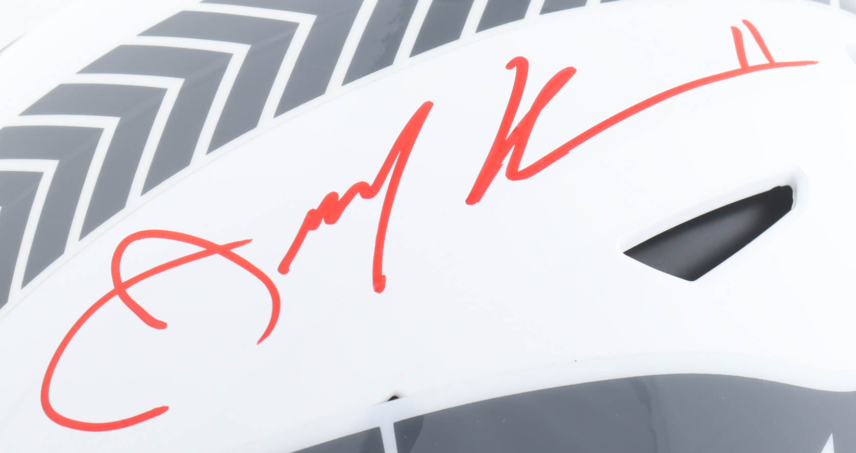 Julian Edelman Signed Patriots Full-Size Authentic On-Field Salute to Service Alternate Speedflex Helmet (JSA) at PristineAuction.com Julian Edelman Signed Patriots Full-Size Authentic On-Field Salute to Service Alternate Speedflex Helmet (JSA) at PristineAuction.com