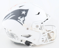 Julian Edelman Signed Patriots Full-Size Authentic On-Field Salute to Service Alternate Speedflex Helmet (JSA) at PristineAuction.com