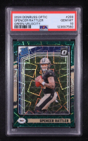 Spencer Rattler 2024 Donruss Optic Green Velocity #289 RR (PSA 10) at PristineAuction.com