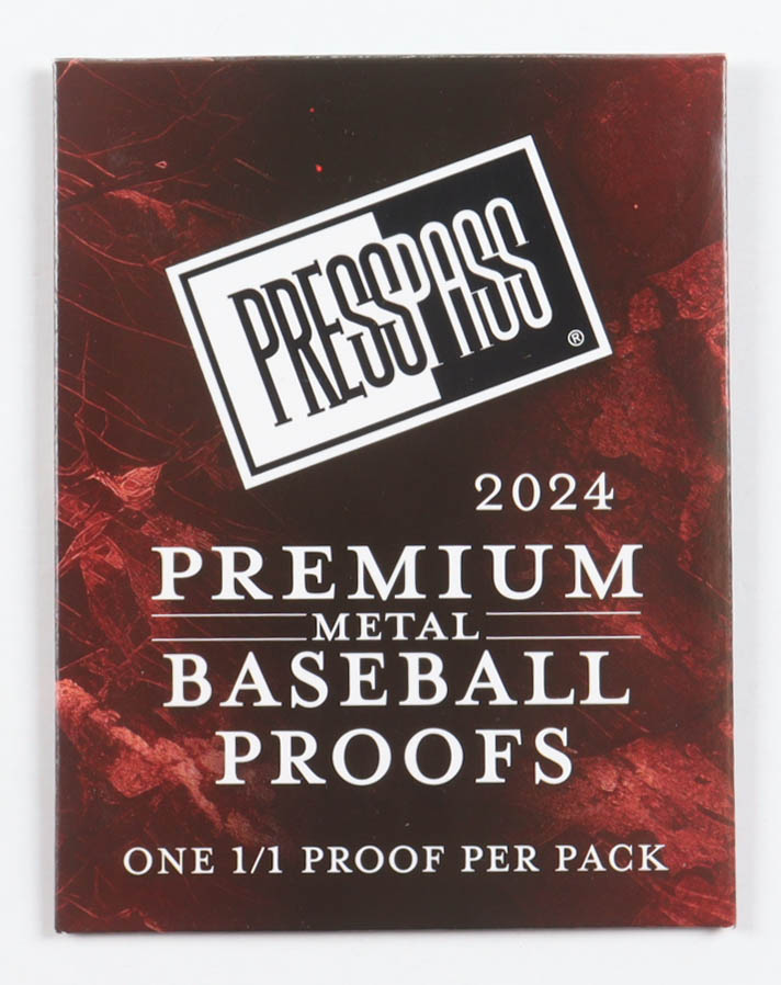 2024 Press Pass Premium Metal Baseball 1/1 Proof Packs at PristineAuction.com 2024 Press Pass Premium Metal Baseball 1/1 Proof Packs at PristineAuction.com