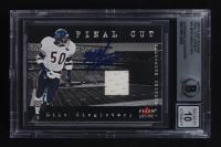 Mike Singletary Signed 2001 Fleer Genuine Final Cut Jerseys #21 (BGS Encapsulated) at PristineAuction.com