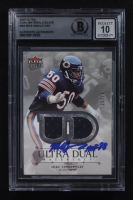 Mike Singletary Signed 2007 Ultra Dual Materials Silver #MS #35/75 (BGS Encapsulated) at PristineAuction.com