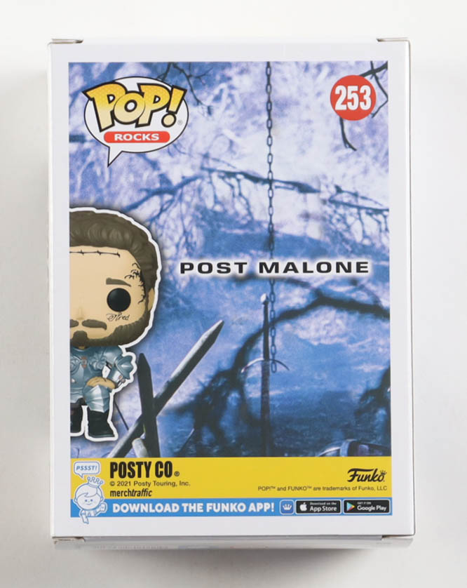 Post Malone Signed #253 Funko Pop! Vinyl Figure (AutographCOA) at PristineAuction.com Post Malone Signed #253 Funko Pop! Vinyl Figure (AutographCOA) at PristineAuction.com