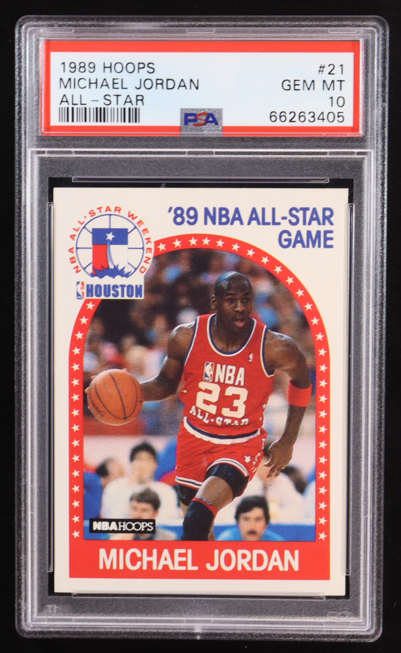 Michael Jordan 1989-90 Hoops #21 AS (PSA 10) at PristineAuction.com Michael Jordan 1989-90 Hoops #21 AS (PSA 10) at PristineAuction.com
