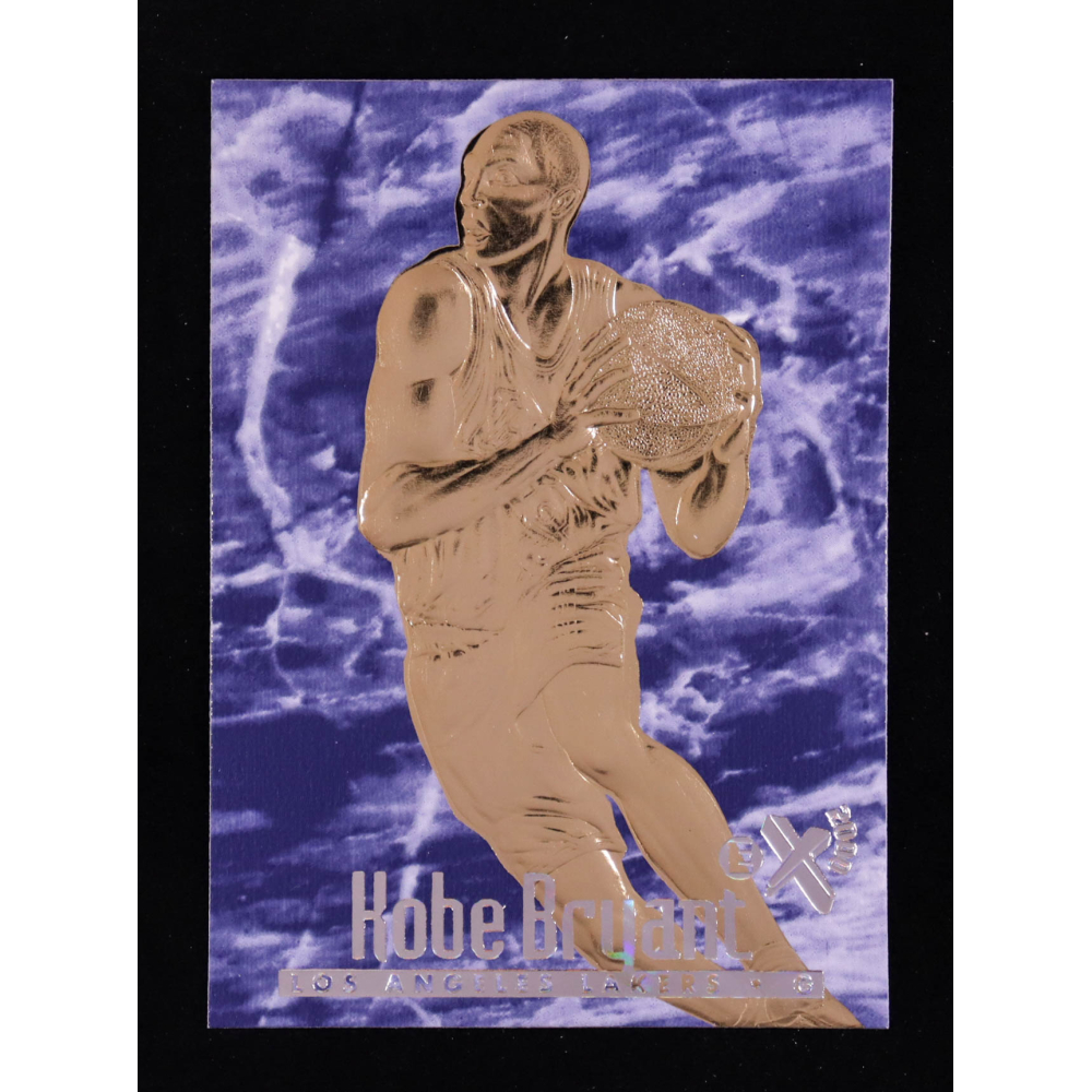 Kobe Bryant 1996-97 Skybox E-X2000 Sky Blue 23Kt Gold RC at PristineAuction.com