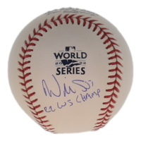 Will Smith Signed 2022 World Series Logo Baseball Inscribed "2022 WS Champ" (Radtke) at PristineAuction.com
