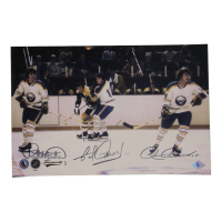 "French Connection" Sabres 6x10 Photo Signed by (3) Rick Martin, Gilbert Perreault, & Rene Robert (PSA) at PristineAuction.com