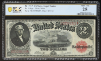 1917 United States Legal Tender $2 Two Dollar Bank Note (PCGS VF 25) at PristineAuction.com