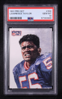Lawrence Taylor 1991 Pro Set #394 NFC (PSA 10) at PristineAuction.com