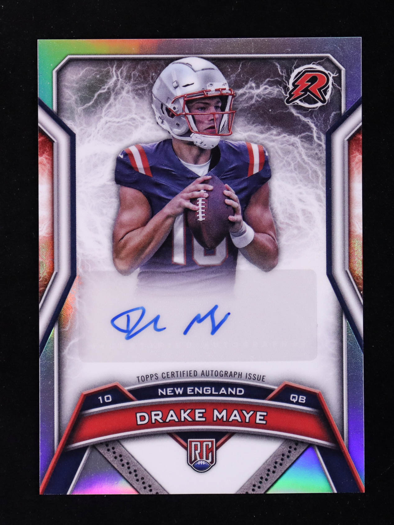 Drake Maye 2024 Topps Resurgence Resurgence Rookie Signatures #RRSDM RC at PristineAuction.com Drake Maye 2024 Topps Resurgence Resurgence Rookie Signatures #RRSDM RC at PristineAuction.com