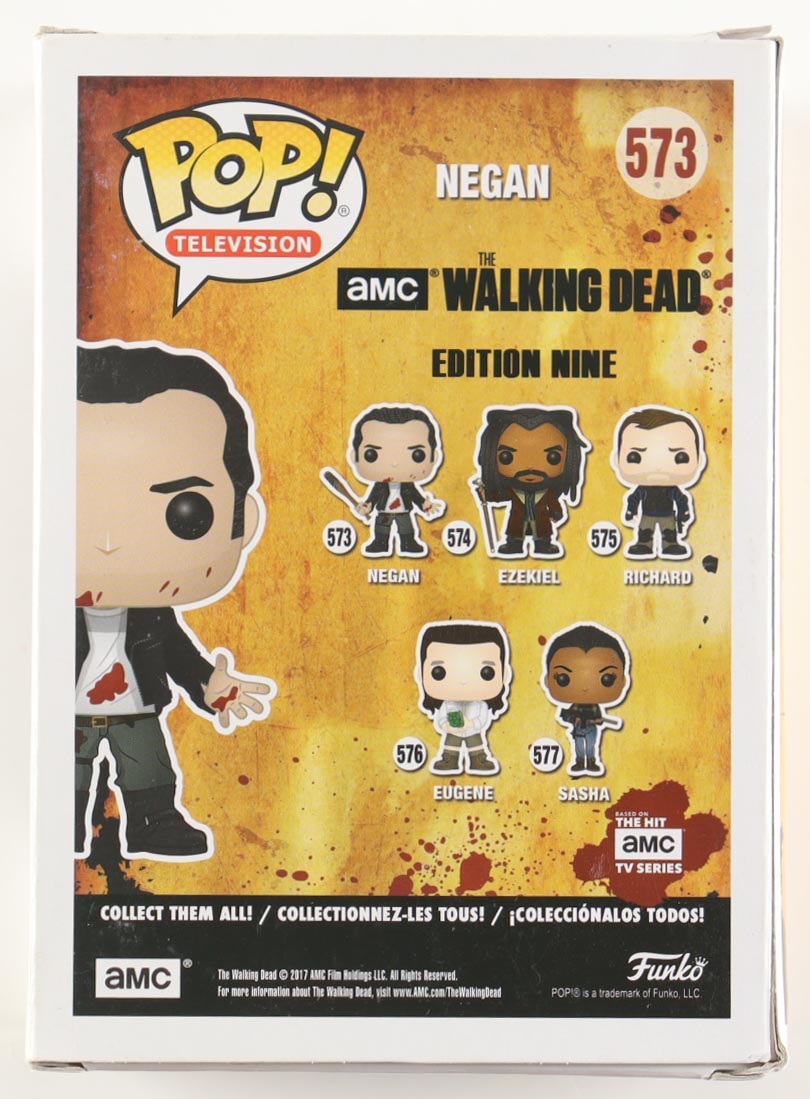 Jeffrey Dean Morgan Signed "The Walking Dead" #1158 Negan Funko Pop! Vinyl Figure (ACOA) at PristineAuction.com Jeffrey Dean Morgan Signed "The Walking Dead" #1158 Negan Funko Pop! Vinyl Figure (ACOA) at PristineAuction.com
