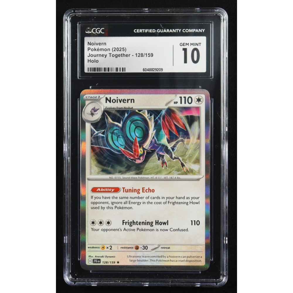 Noivern 2025 Pokemon Journey Together #128 (CGC 10) at PristineAuction.com