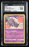 Espurr 2018 Pokemon Forbidden Light #44 (CGC 10) at PristineAuction.com