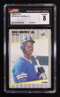 Ken Griffey Jr. 1989 Fleer #548 RC (CGC 8) at PristineAuction.com