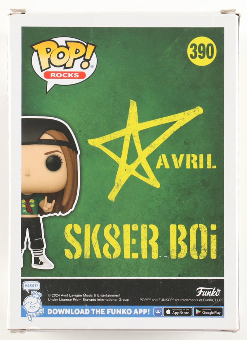 Avril Lavigne Signed "Avril" #390 Funko Pop! Vinyl Figure (ACOA) at PristineAuction.com Avril Lavigne Signed "Avril" #390 Funko Pop! Vinyl Figure (ACOA) at PristineAuction.com