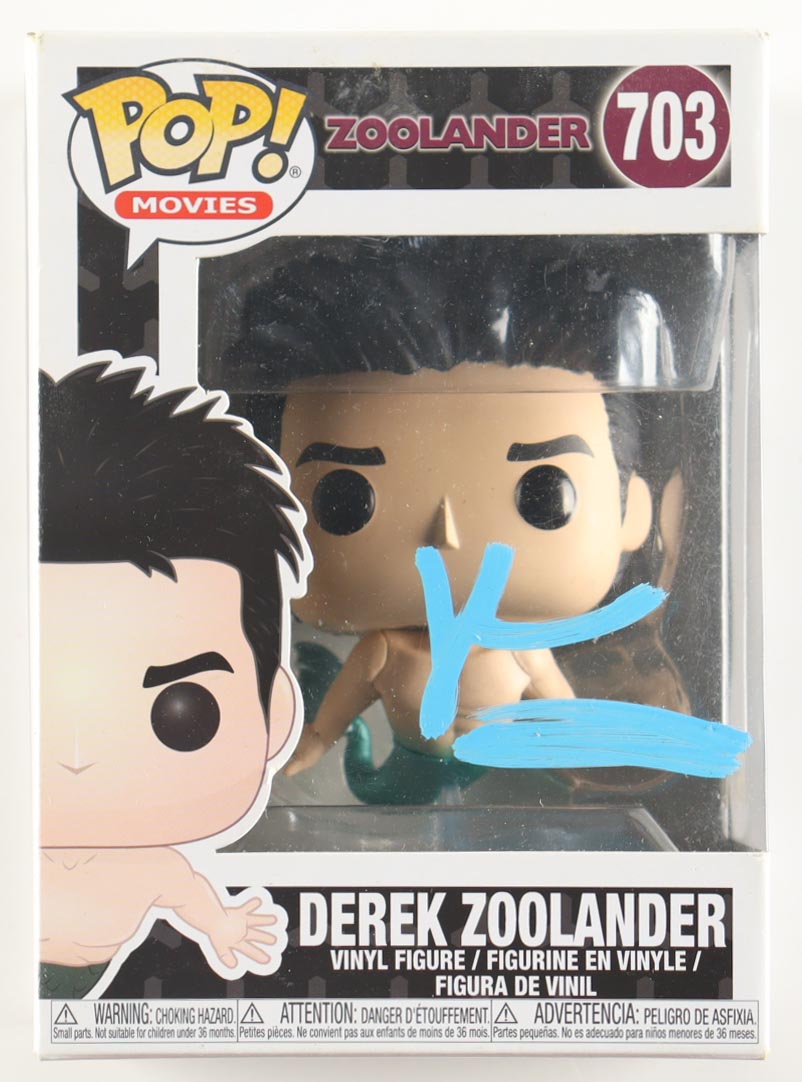 Ben Stiller Signed "Zoolander" #703 Derek Zoolander Funko Pop! Vinyl Figure (ACOA) at PristineAuction.com Ben Stiller Signed "Zoolander" #703 Derek Zoolander Funko Pop! Vinyl Figure (ACOA) at PristineAuction.com