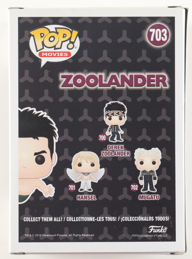 Ben Stiller Signed "Zoolander" #703 Derek Zoolander Funko Pop! Vinyl Figure (ACOA) at PristineAuction.com Ben Stiller Signed "Zoolander" #703 Derek Zoolander Funko Pop! Vinyl Figure (ACOA) at PristineAuction.com