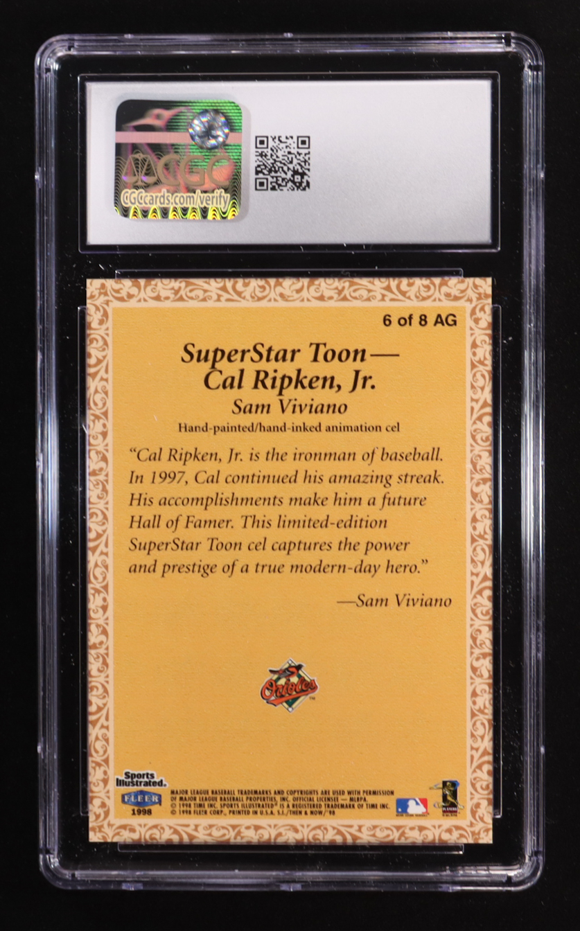 Cal Ripken Jr. 1998 Sports Illustrated Then and Now Art of the Game #AG6 (CGC 9) at PristineAuction.com Cal Ripken Jr. 1998 Sports Illustrated Then and Now Art of the Game #AG6 (CGC 9) at PristineAuction.com