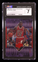 Michael Jordan 1999 Upper Deck Michael Jordan Athlete of the Century #57 (CGC 7) at PristineAuction.com