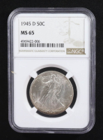 1945 D Walking Liberty Half Dollar (MS 65) at PristineAuction.com