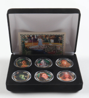 "The Wizard of Oz" Set of (6) 24Kt Gold Plated Kansas US Statehood Quarters at PristineAuction.com