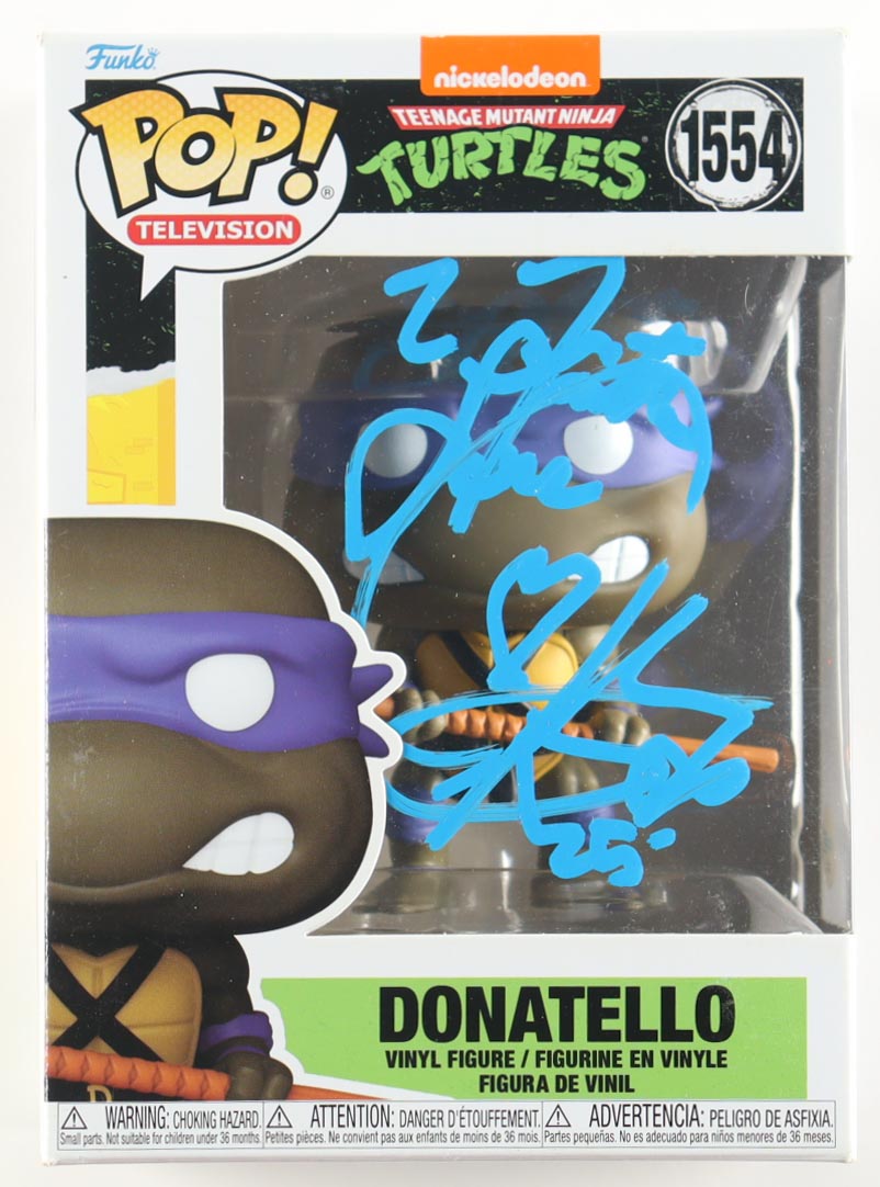 Corey Feldman Signed "Nickelodeon: Teenage Mutant Ninja Turtles" #1554 Donatello Funko Pop! Vinyl Figure (ACOA) at PristineAuction.com Corey Feldman Signed "Nickelodeon: Teenage Mutant Ninja Turtles" #1554 Donatello Funko Pop! Vinyl Figure (ACOA) at PristineAuction.com