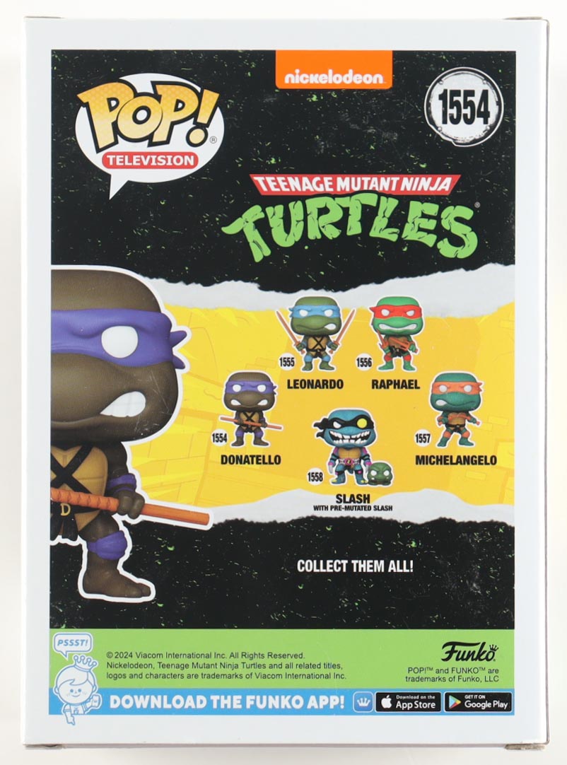 Corey Feldman Signed "Nickelodeon: Teenage Mutant Ninja Turtles" #1554 Donatello Funko Pop! Vinyl Figure (ACOA) at PristineAuction.com Corey Feldman Signed "Nickelodeon: Teenage Mutant Ninja Turtles" #1554 Donatello Funko Pop! Vinyl Figure (ACOA) at PristineAuction.com